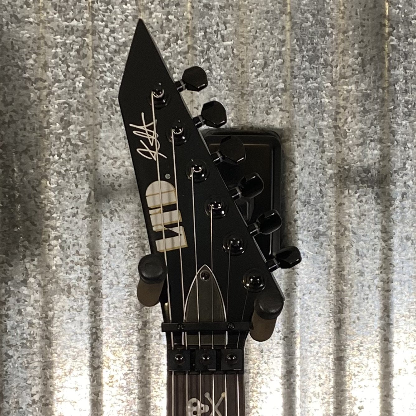 ESP LTD KH-602 Kirk Hammett EMG Black Guitar & Case LKH602 #0557 Used