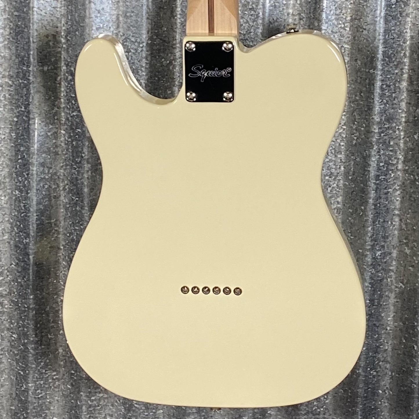 Fender Squier Telecaster Thinline Semi Hollow Olympic White Guitar #7392 Used