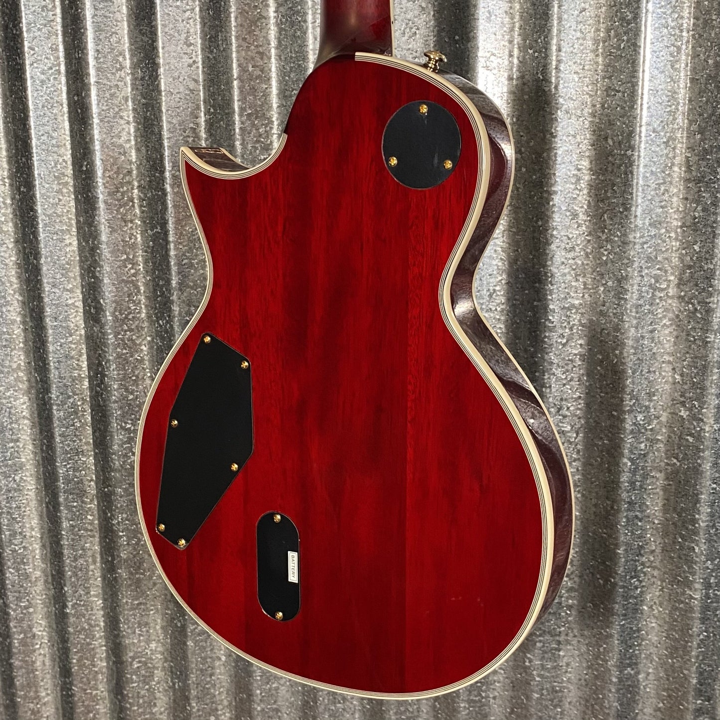 ESP LTD EC-1000T CMT See Thru Black Cherry Guitar #1172 Used