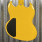 Westcreek Guitars Racer SG Offset Style Bumble-B Yellow #0024 Used
