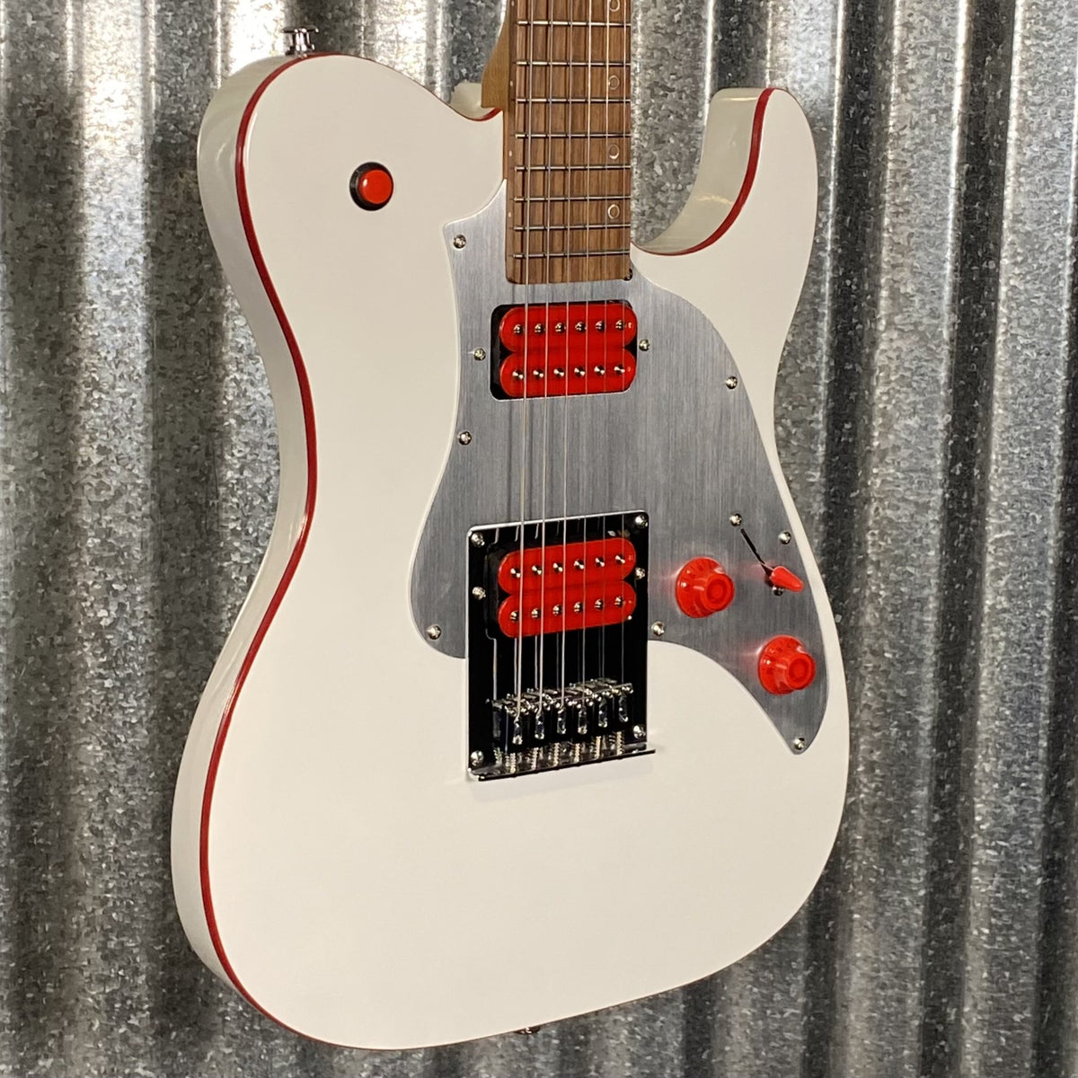 Westcreek Guitars TT-50KS T Style Dual Humbucker Guitar White #0036 Used
