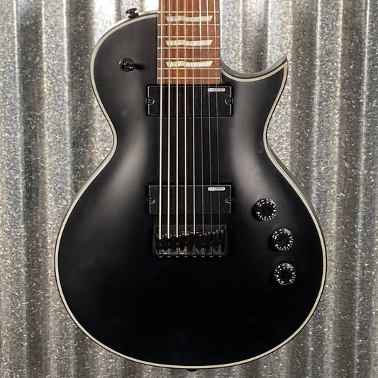 ESP LTD EC-258 8 String Black Satin Guitar EC258BLKS #1625 Used