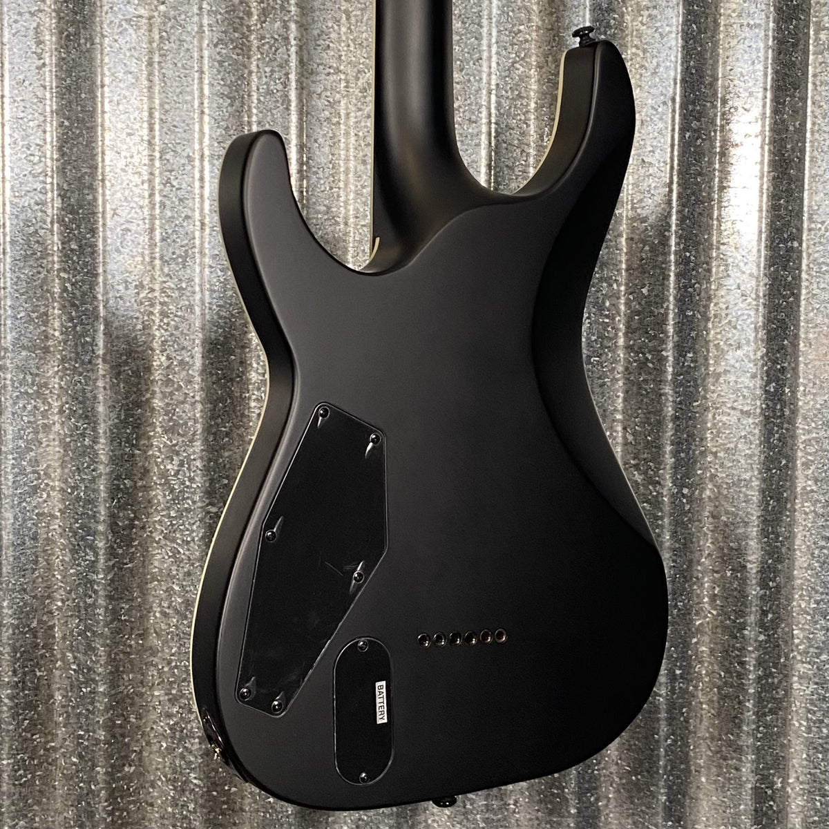 ESP LTD MH-1000B Baritone Black Satin Guitar MH1000BBLKS #1485 Used