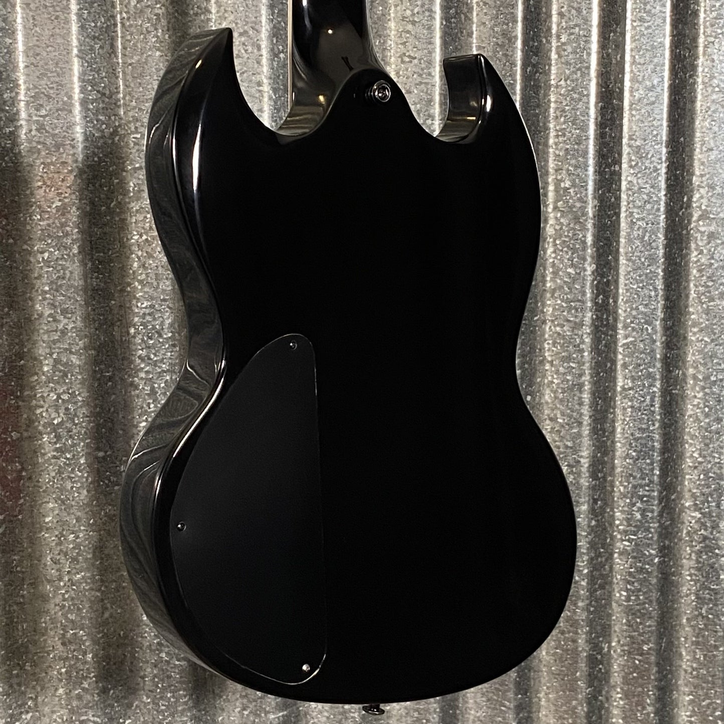 Westcreek Guitars Racer SG Offset Style Black Red Stripe #0043 Used