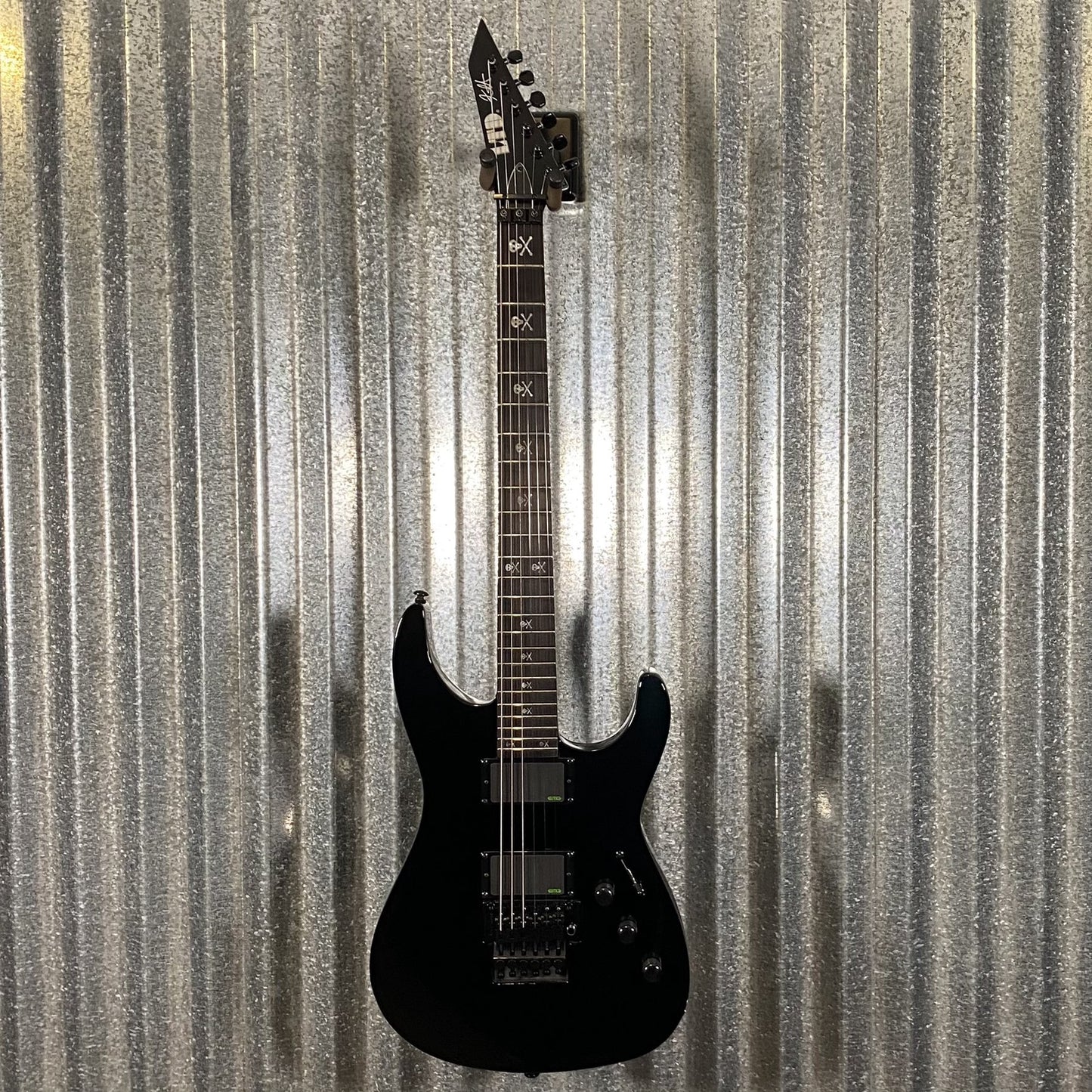 ESP LTD KH-602 Kirk Hammett EMG Black Guitar & Case LKH602 #0557 Used