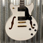 Westcreek Guitars 333 Semi Hollow Body Double Cutaway White #0123 Used