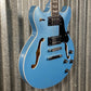 Westcreek Guitars 333 Semi Hollow Body Double Cutaway Blue #0027 Used