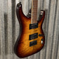 ESP LTD H-200 Flame Top Dark Brown Sunburst Guitar & Case #1026 Used