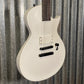 ESP LTD EC Arctic Metal Snow White Satin Guitar & Case #0589 Used