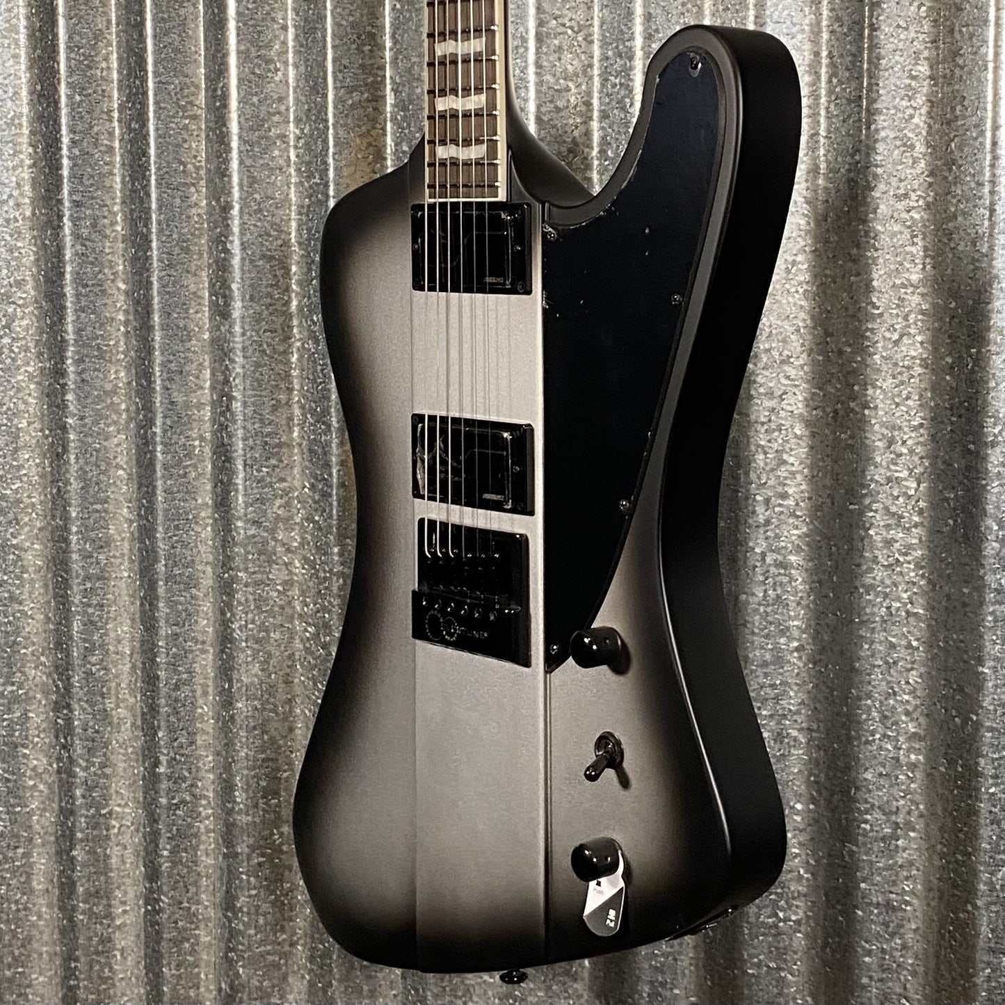 ESP LTD Phoenix-1000 Evertune Silver Burst Satin Guitar PHOENIX1000ETSSBS #1446 Used