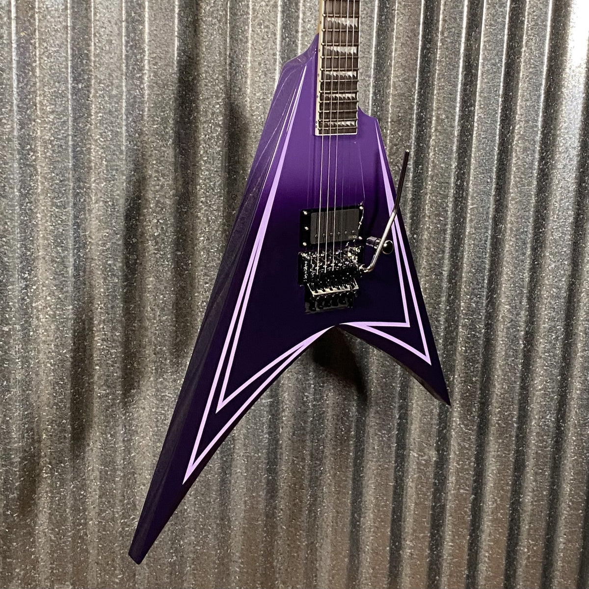 ESP LTD Alexi Laiho Hexed Sawtooth Arrow Purple Fade Satin Guitar & Case LALEXIHEXED #0190 Used