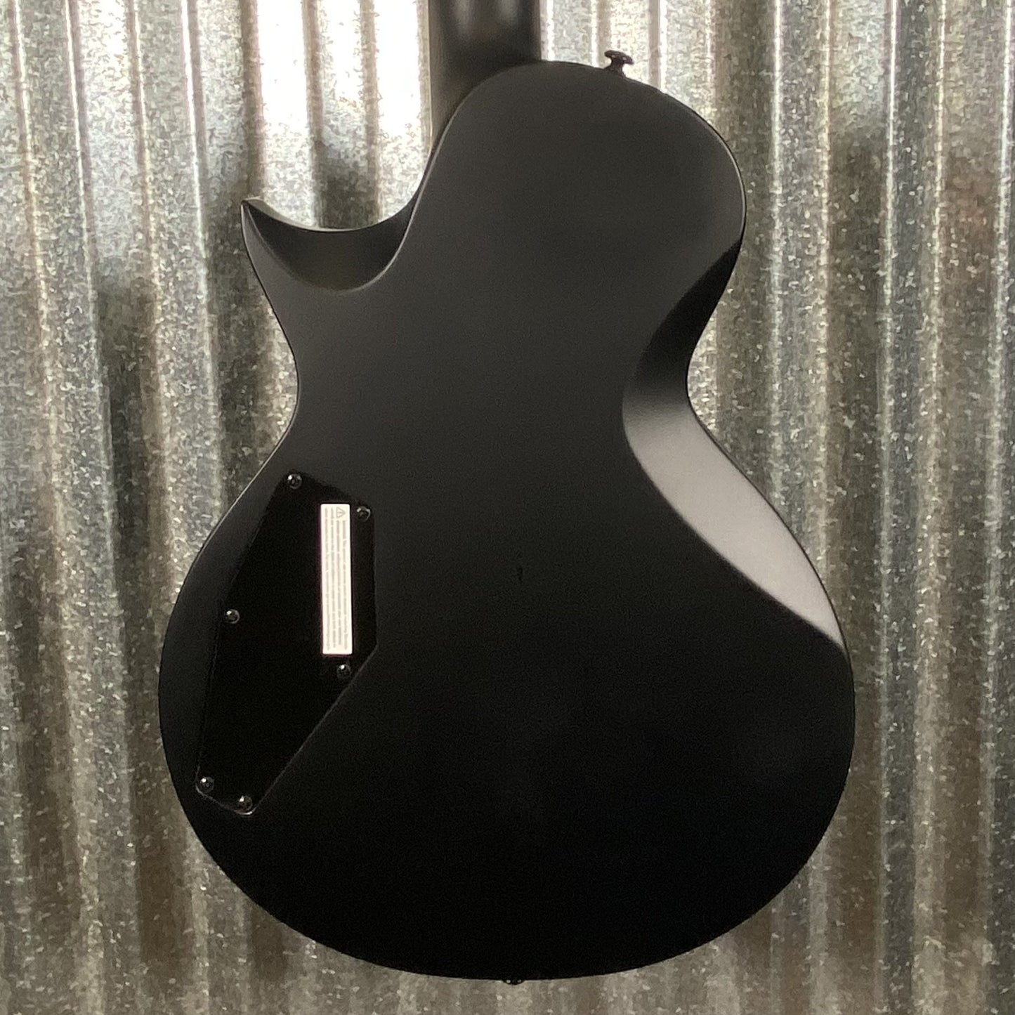 ESP LTD EC Black Metal Black Satin Guitar ECBKMBLKS #1990 Used