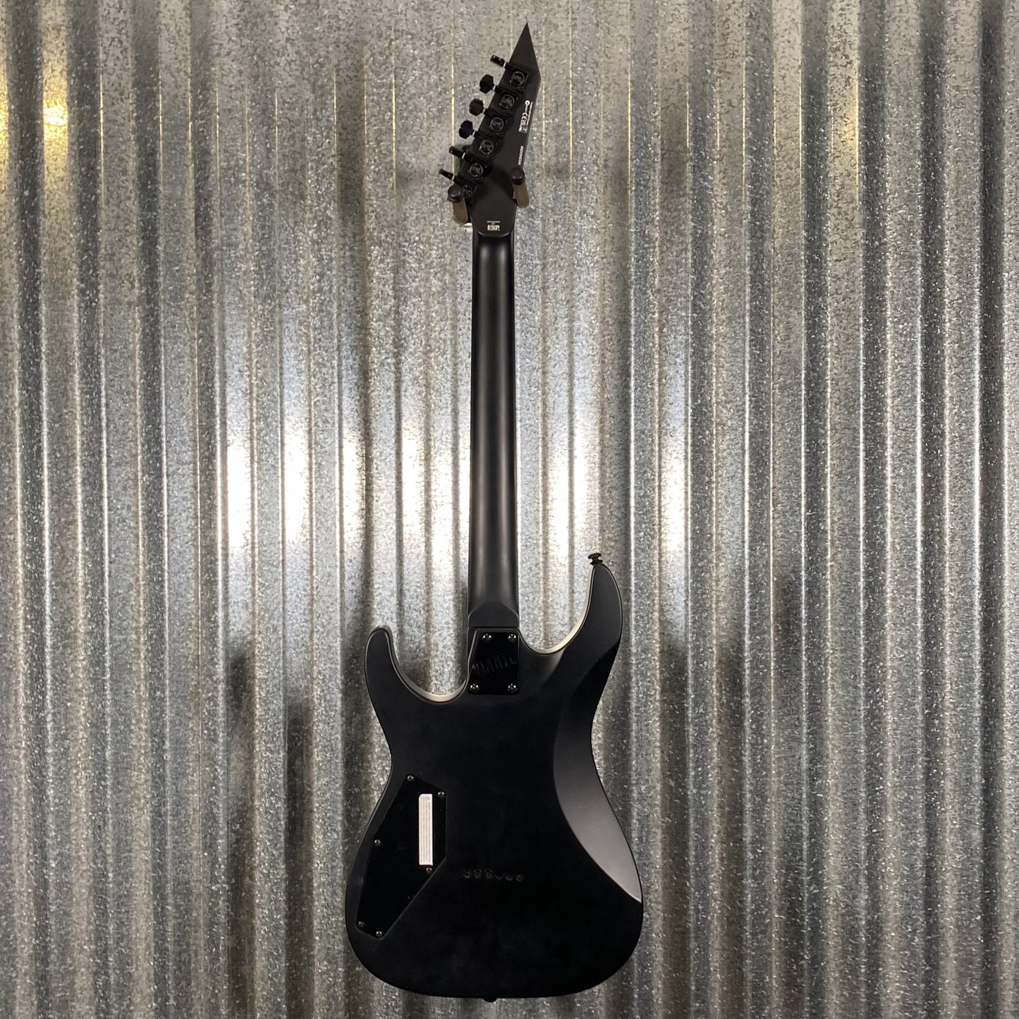 ESP LTD M-201HT Hard Tail Black Satin Guitar M201HTBLKS #7202 Used