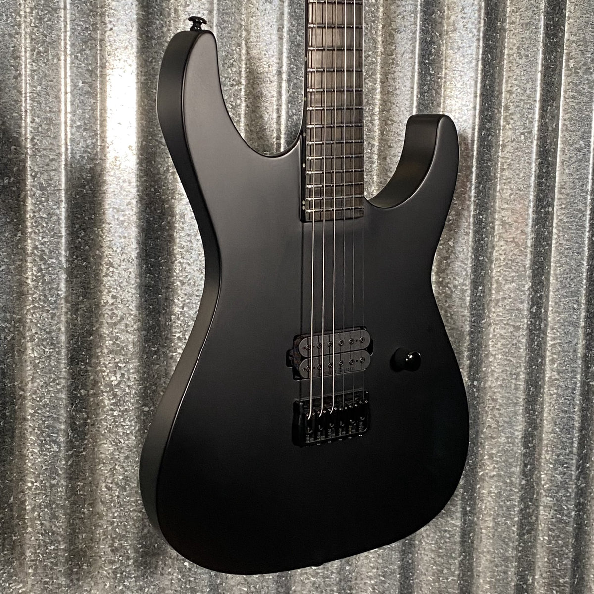 ESP LTD M-HT Black Metal Hard Tail Black Satin Guitar MHTBKMBLKS #1924 Used