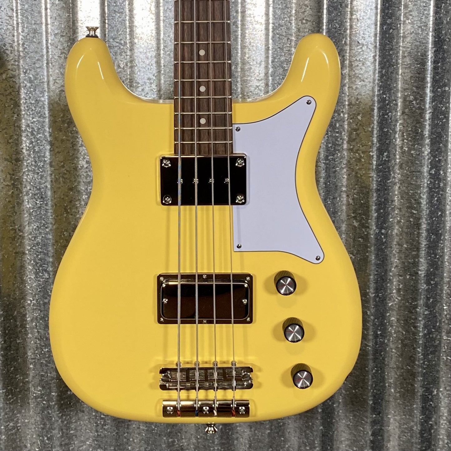 Epiphone Newport 4 String Short Scale Bass Sunset Yellow #2437 Used
