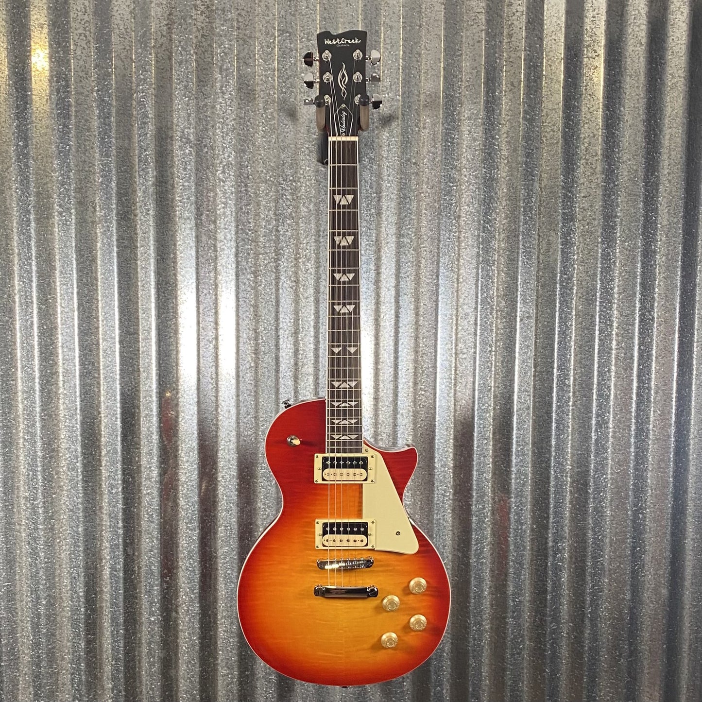 Westcreek Guitars Underdog LP Cherryburst Guitar #0017 Used