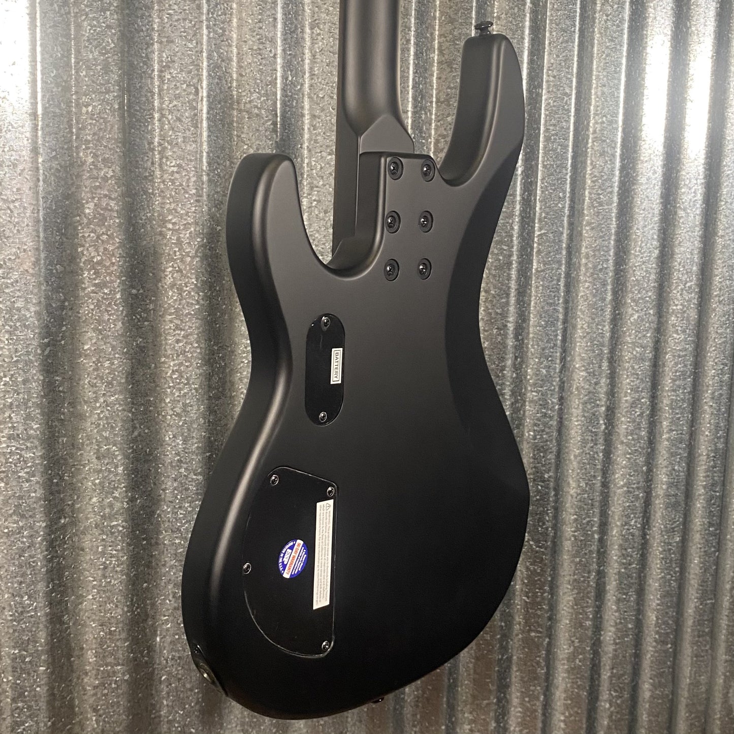 ESP LTD AP-4 Black Metal 4 String Bass AP4BKMBLKS #0591 Used