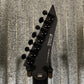 ESP LTD M-1007B 7 String Baritone Quilt Top Charcol Burst Guitar #3137 Used