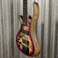 Schecter Riot 4 String Bass Aurora Burst Left Hand #3341 Used