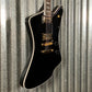 Westcreek Guitars Mirage T Bird Style Dual Humbucker Guitar Black #0081 Used