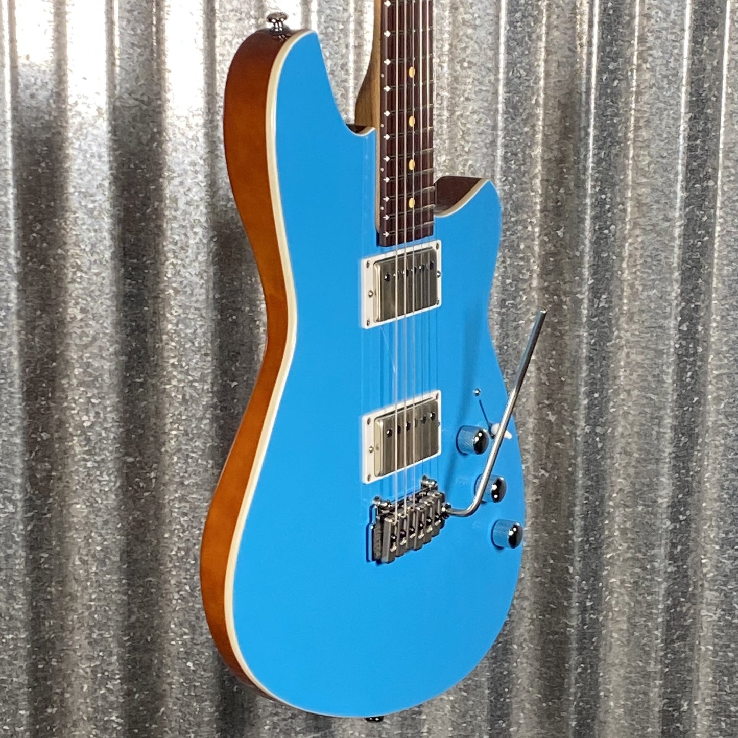 Reverend Kingbolt HH Ohana Blue Guitar #70103 Blem