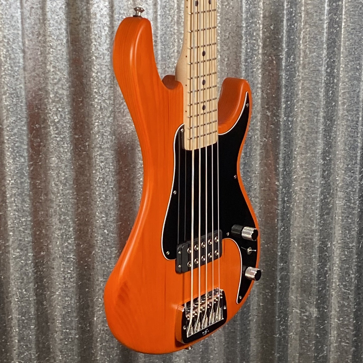 G&L USA Kiloton 5 Clear Orange Frost 5 String Bass & Case #2135 Used