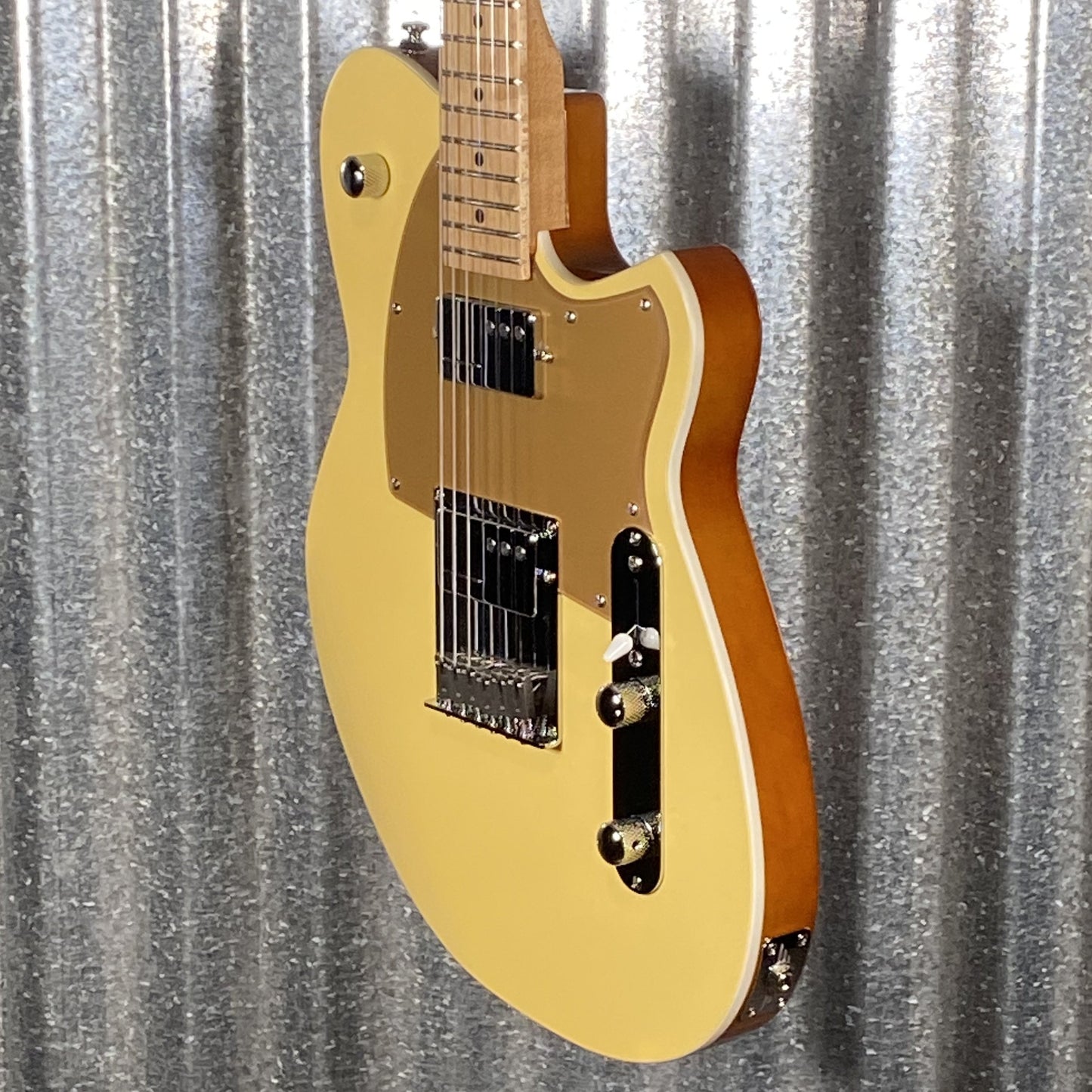 Reverend Charger Cleancut Powder Yellow Railhammer Guitar #69938