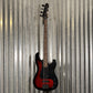 ESP LTD Surveyor 204DX Red Burst 4 String Bass #2036 Used