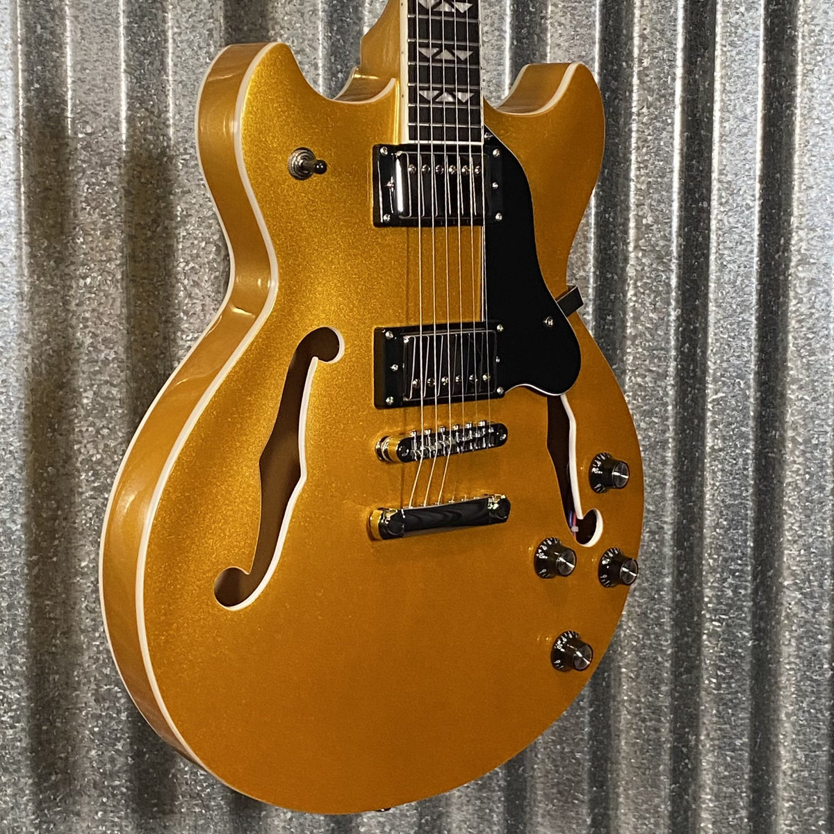 Westcreek Guitars 333 Semi Hollow Body Double Cutaway Gold #0106  Used