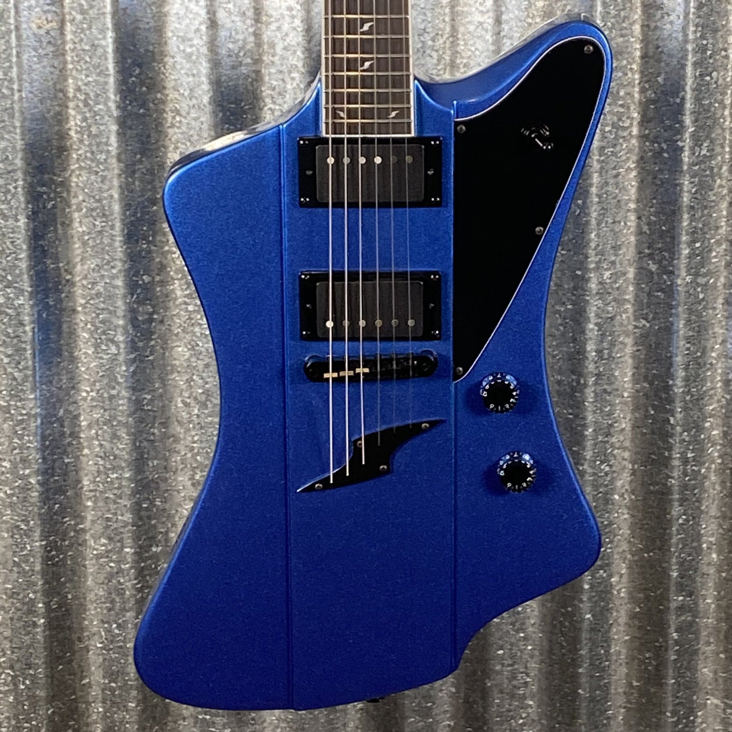Westcreek Guitars Mirage T Bird Style Dual Humbucker Guitar Blue #0153 Used