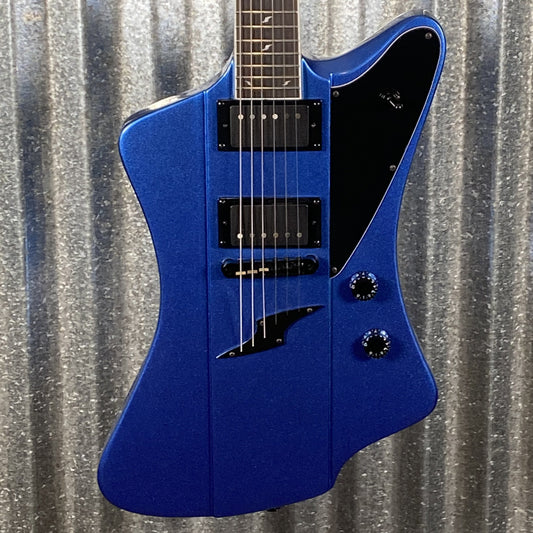 Westcreek Guitars Mirage T Bird Style Dual Humbucker Guitar Blue #0153 Used