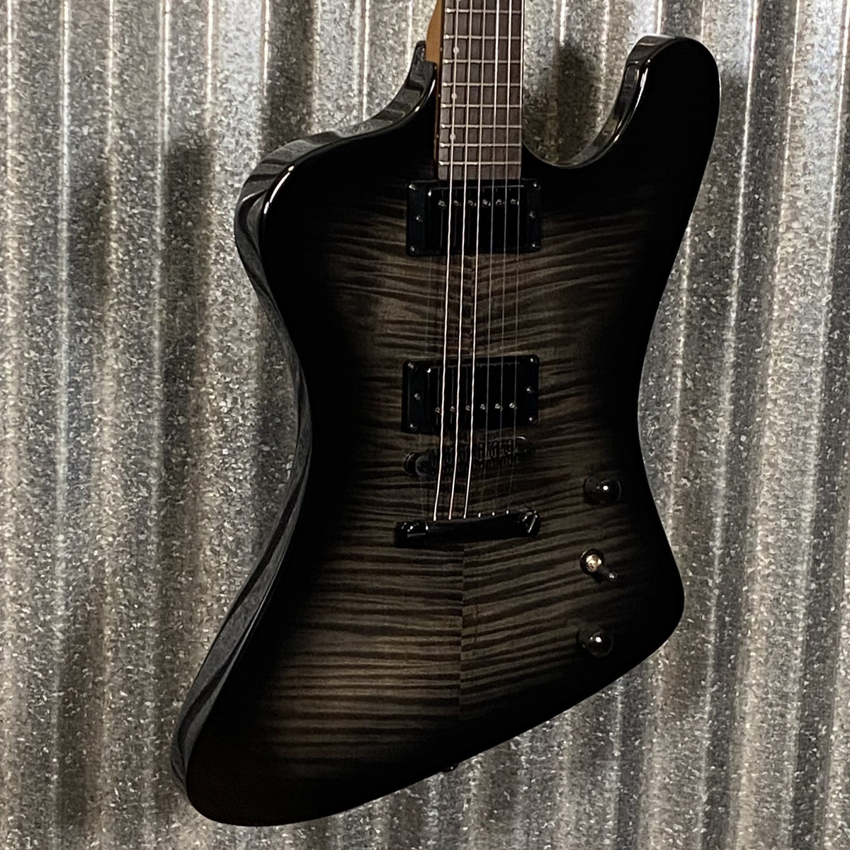ESP LTD Phoenix PHX-200DX Black Burst Guitar #1455 Used