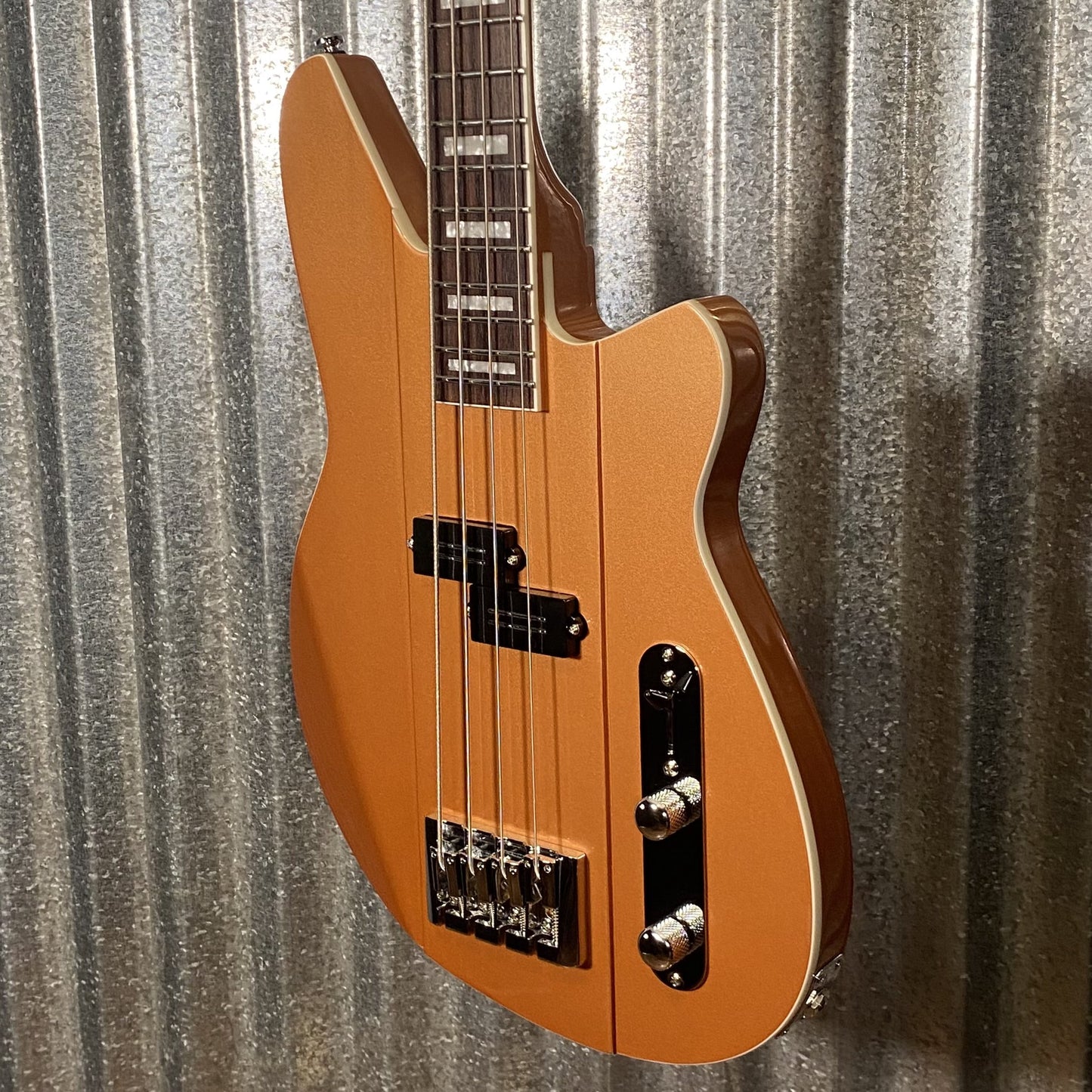Reverend Sentinel Short Scale 4 String Bass Metallic Copper #73228 Blem