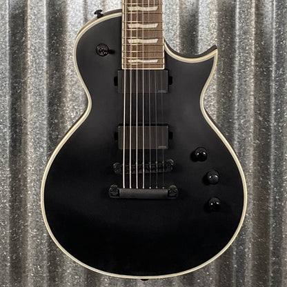ESP LTD EC-407 7 String Black Satin Guitar EC407BLKS #1218 Used