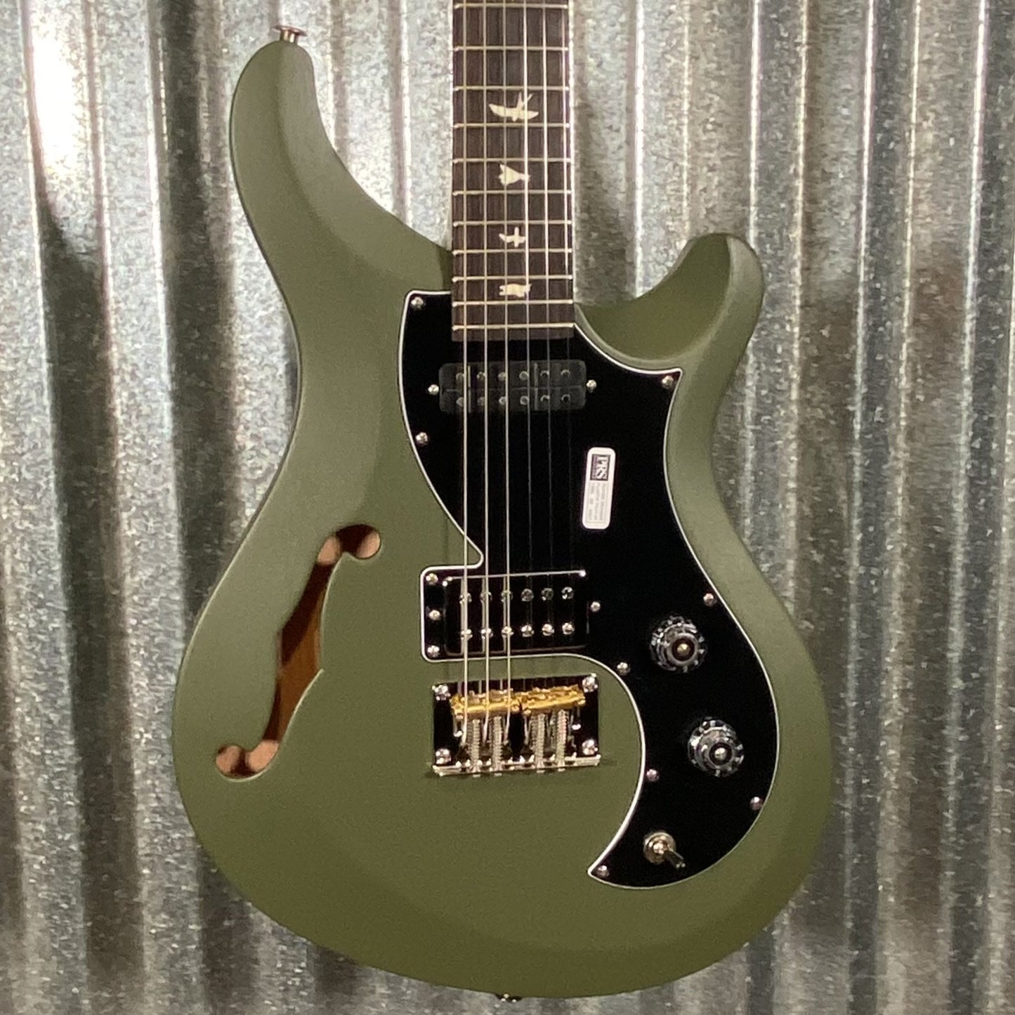 PRS Paul Reed Smith S2 Vela Matcha GreenSemi Hollow Guitar & Bag #5131