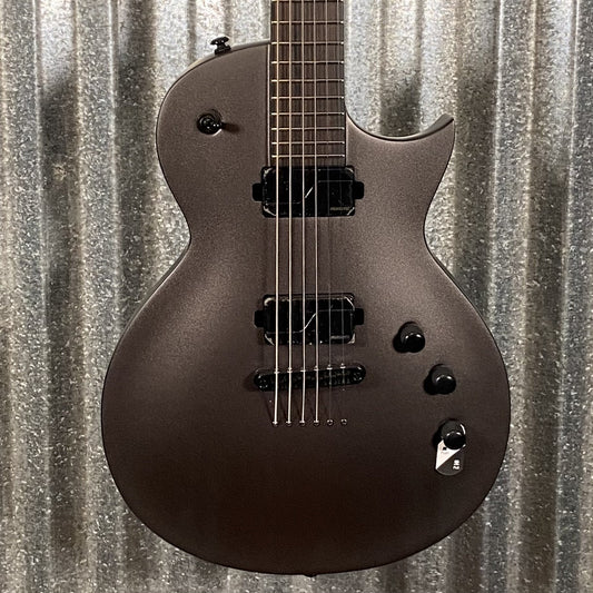 ESP LTD EC-1000B Baritone Charcoal Metallic Satin Guitar #0493 Used