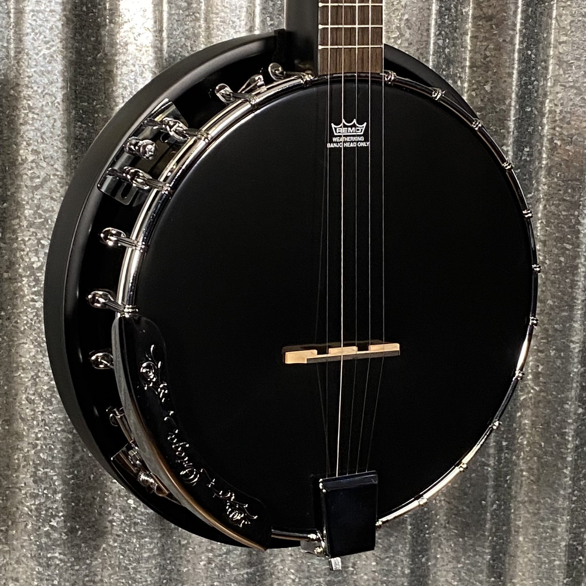 Ortega OBJ250-SBK Raven Black 5 String Banjo & Bag #0121