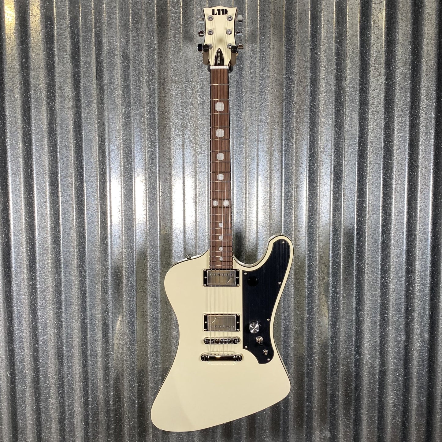 ESP LTD RZK-III Richard Z Kruspe Olympic White Guitar & Case RZKIIOW #0527 Used