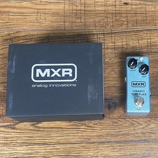 Dunlop MXR M296 Classic 108 Fuzz Mini Guitar Effect Pedal B Stock