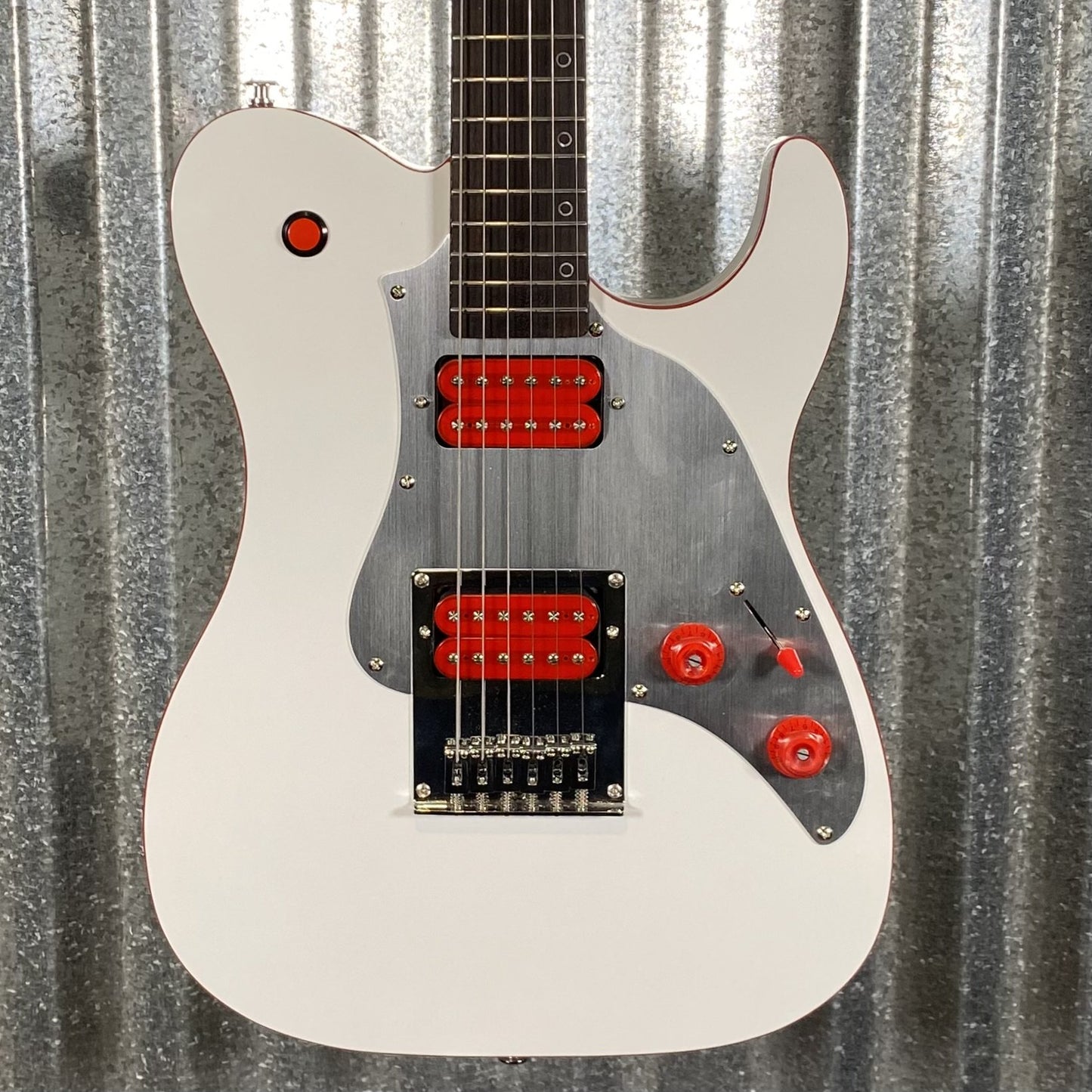 Westcreek Guitars TT-50KS T Style Dual Humbucker Guitar White #0079 Used