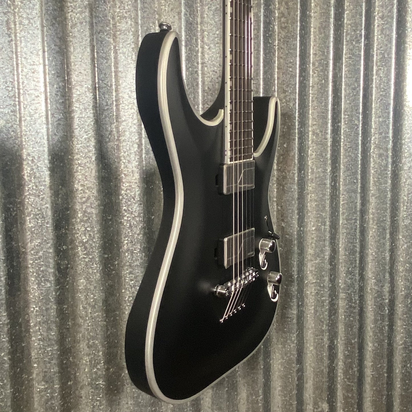 ESP LTD MH-1000NT Bold Binding Black Satin Guitar MH1000NTBBBLKS #0587 Used