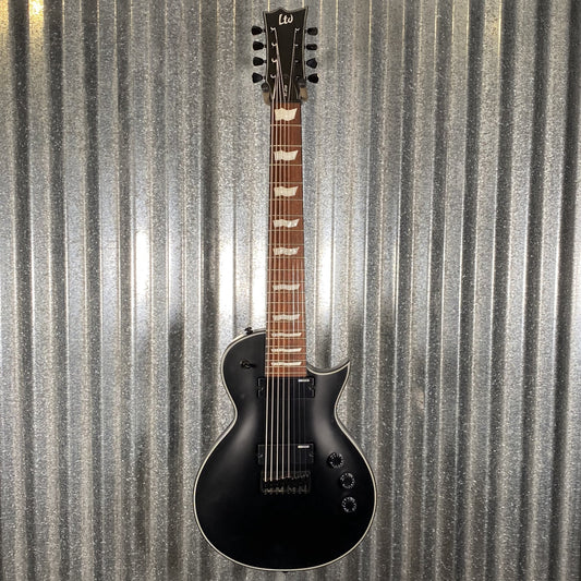 ESP LTD EC-258 8 String Black Satin Guitar EC258BLKS #1625 Used