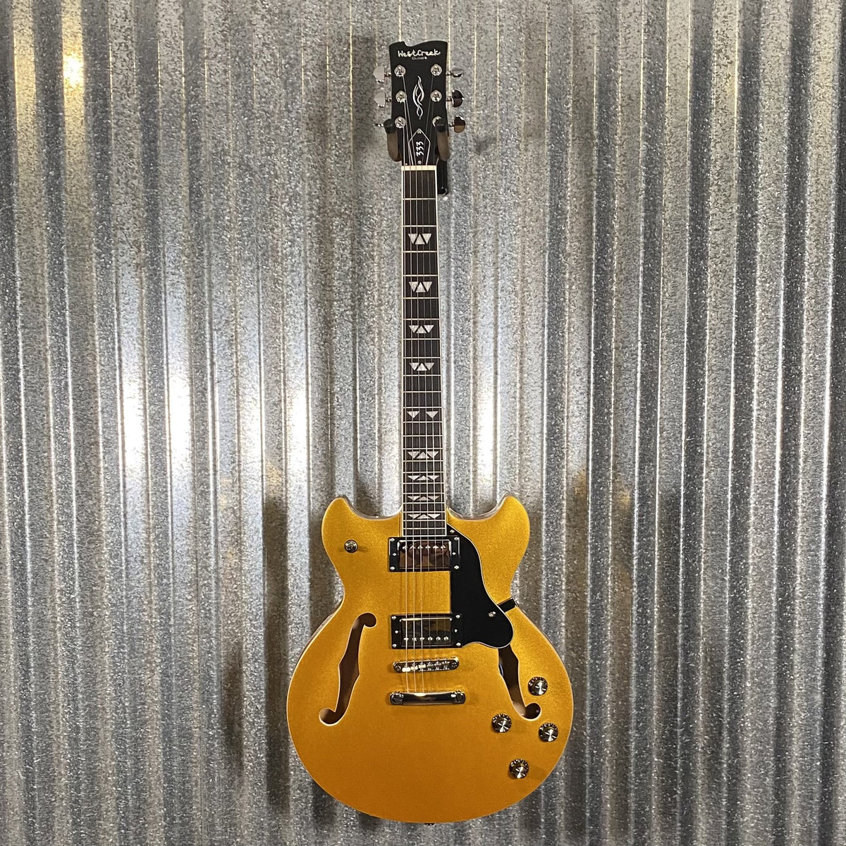 Westcreek Guitars 333 Semi Hollow Body Double Cutaway Gold #0106  Used