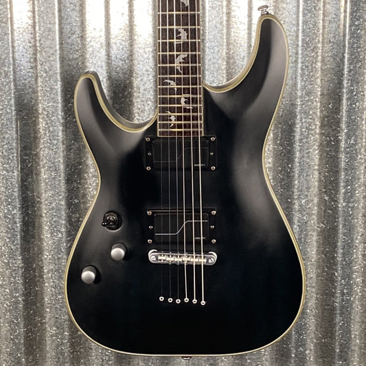 Schecter Damien Platinum 6 Flat Black Left Hand Guitar #3563 Used