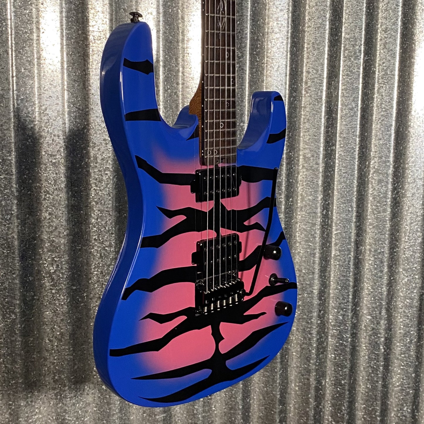 Westcreek Guitars Aetheris Superstrat Blue Tiger Guitar #0015 Used