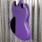 Westcreek Guitars Racer SG Offset Style Purple Matte Guitar #0128 Used