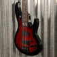 ESP LTD B-204DX Red Burst 4 String Bass #0855 Used