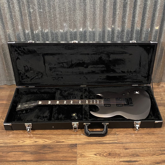 ESP LTD Viper-1000 Evertune Charcoal Metallic Satin EMG Guitar & Case #1512 Used