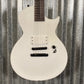 ESP LTD EC Arctic Metal Snow White Satin Guitar & Case #0589 Used