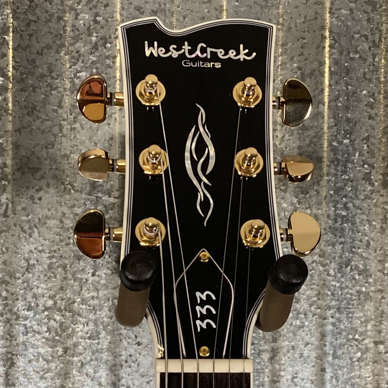 Westcreek Guitars 333 Semi Hollow Body Double Cutaway Black #0004 Used